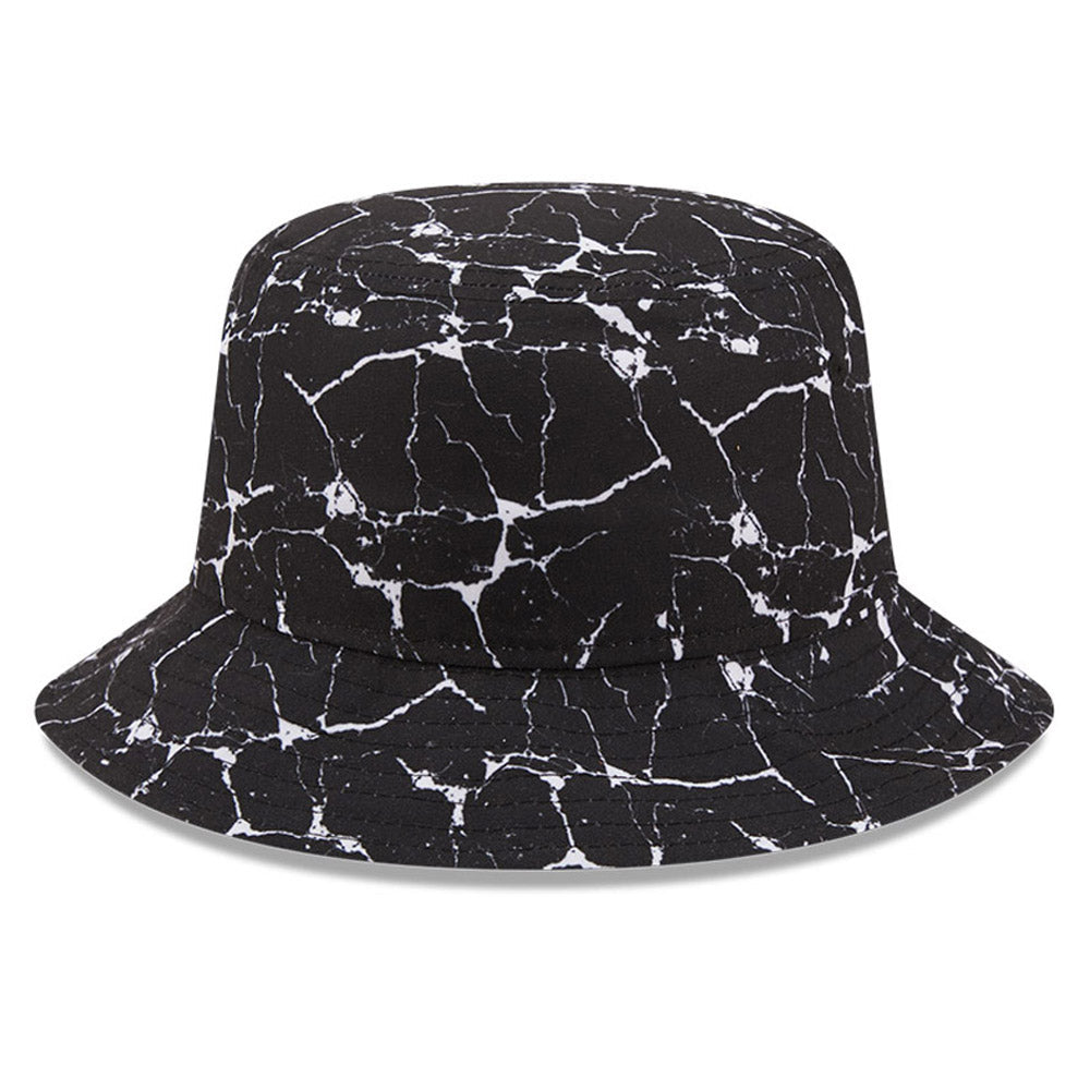 New Era - Marble Tapered Bucket Hat - Black/White