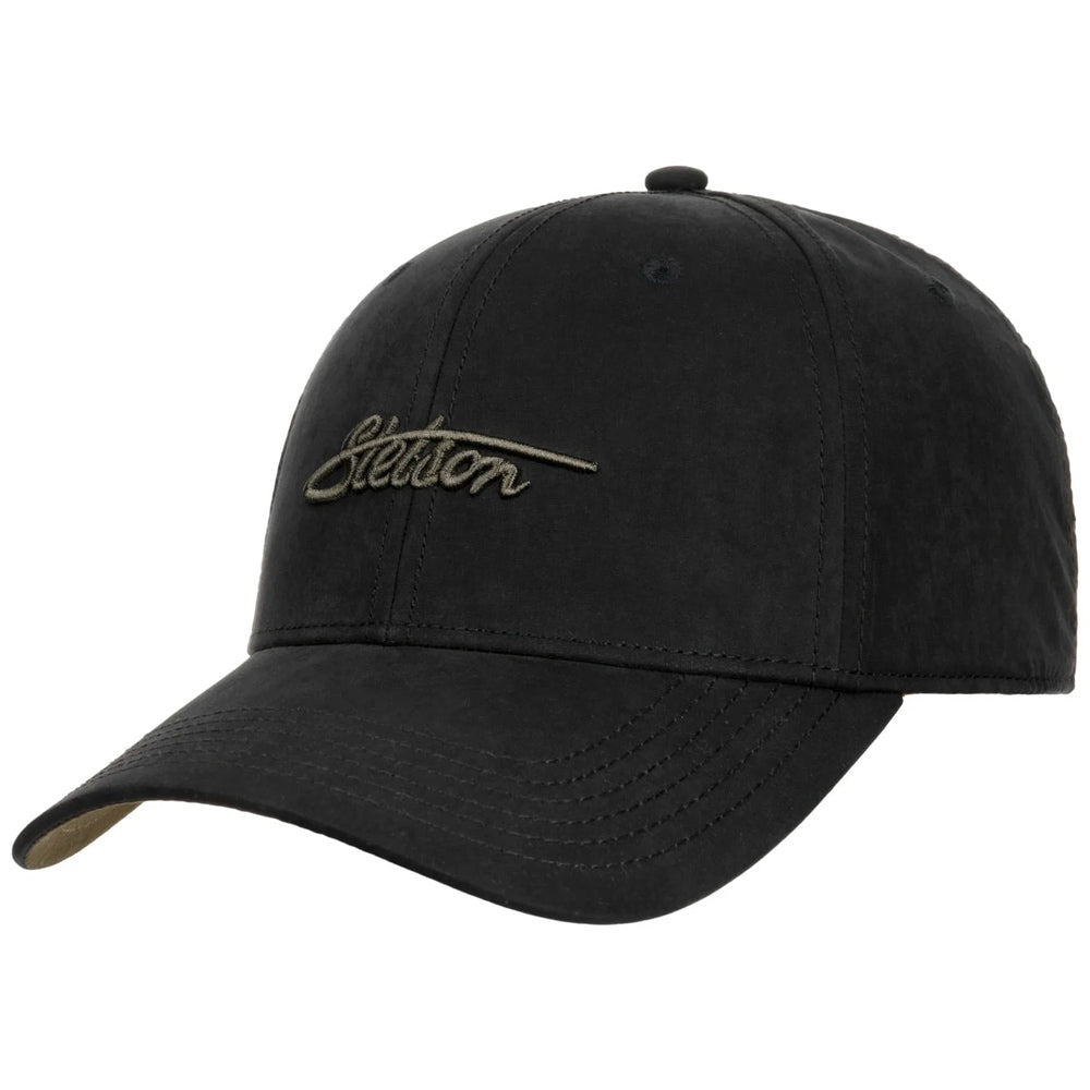 Stetson - Waxed Cotton Baseball Cap - Black