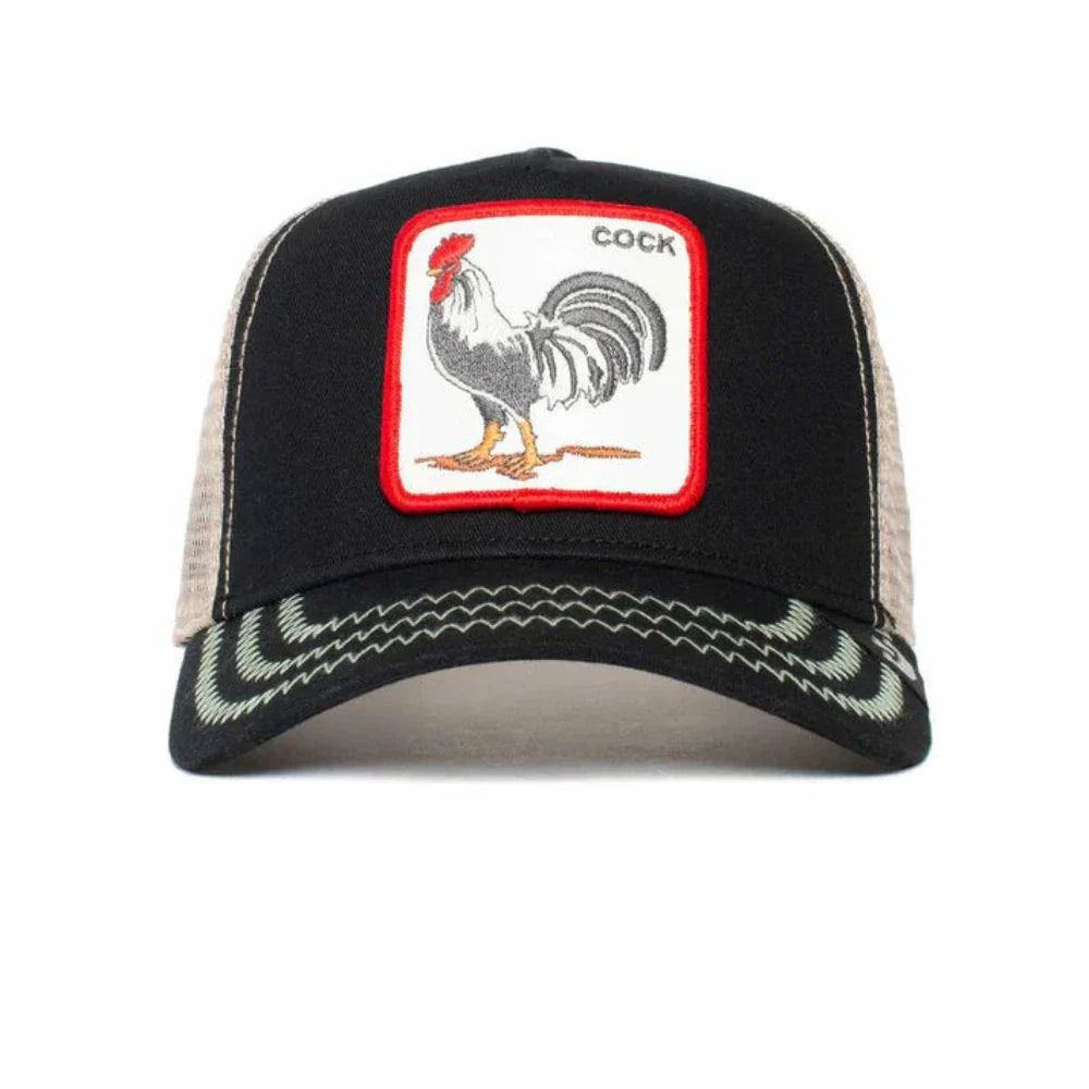 Goorin Bros - The Cock Trucker Cap - Black/Khaki