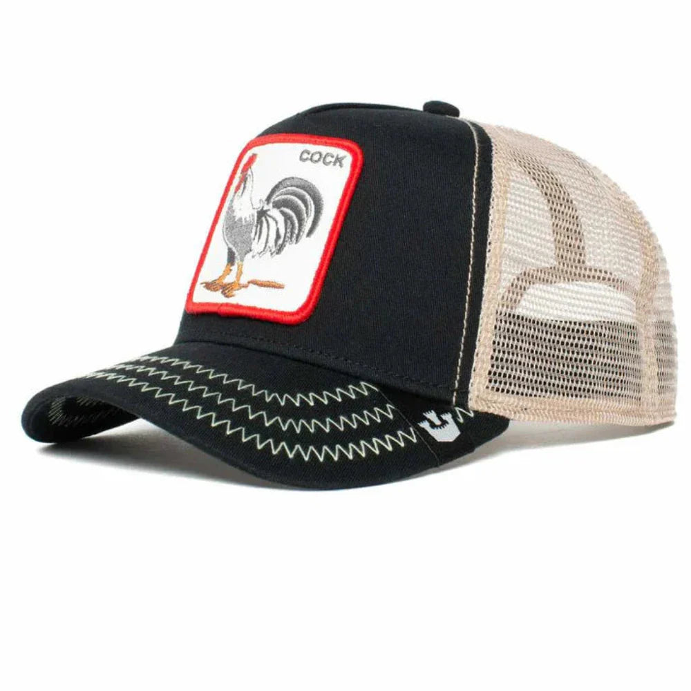 Goorin Bros - The Cock Trucker Cap - Black/Khaki