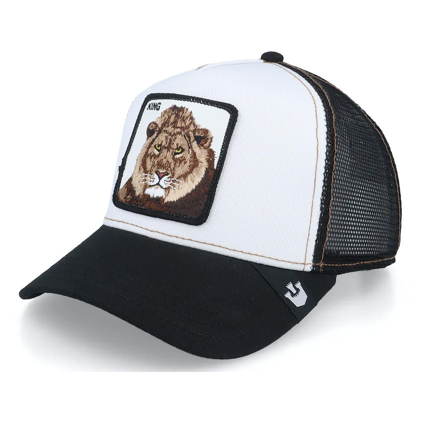 Goorin Bros - The King Lion Trucker Cap - Black/White