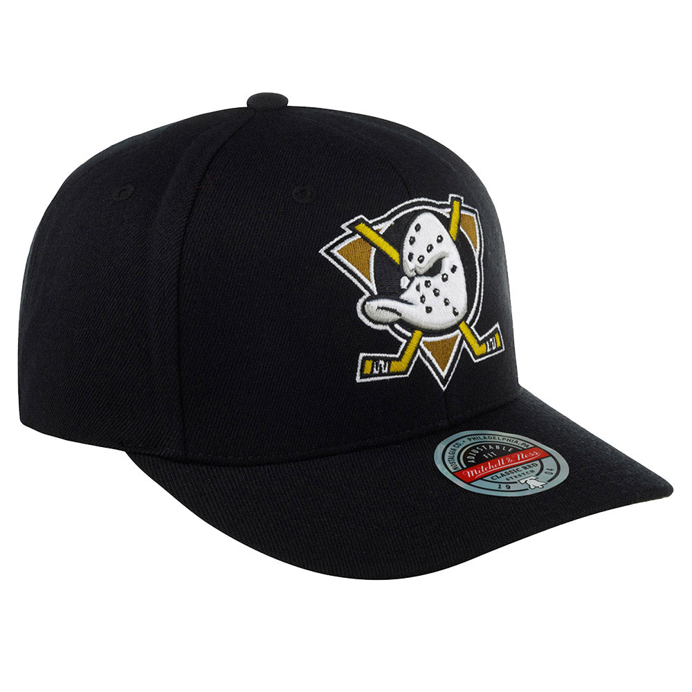 Mitchell & Ness - Anaheim Ducks Stretch Snapback - Black