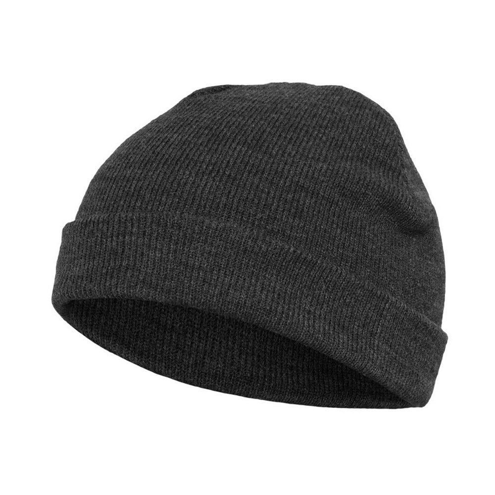 Yupoong - Short Beanie - D. Grey - capstore.dk