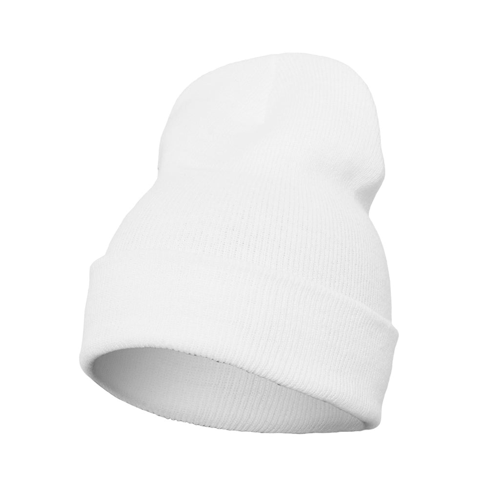 Yupoong - Fold Up Beanie - White - capstore.dk