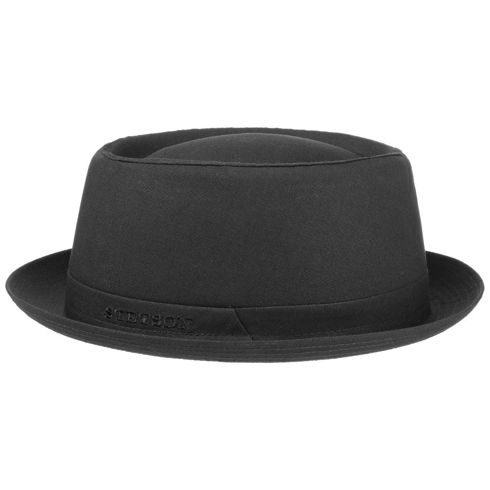 Stetson - Pork Pie Hat Cotton - Black