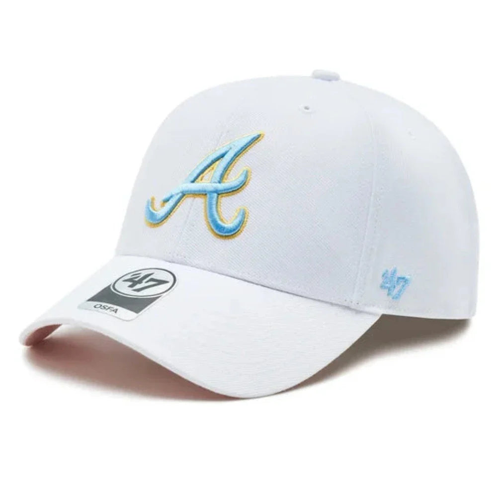 47 Brand - MLB Atlanta Braves Snapback Cap - White