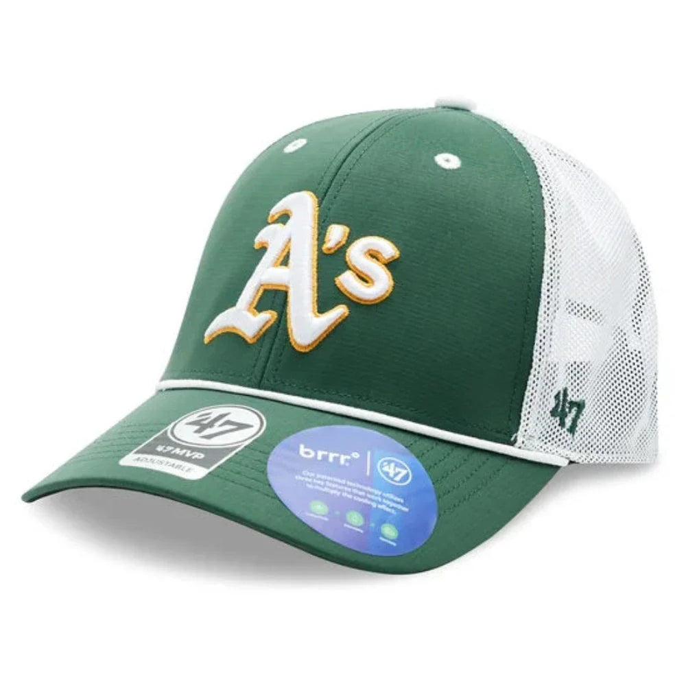 47 Brand - MLB Oakland Athletics Trucker Cap - Green/White