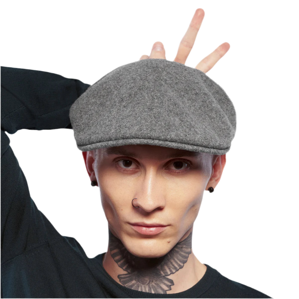 Kangol - Wool 504 Sixpence Cap - Black