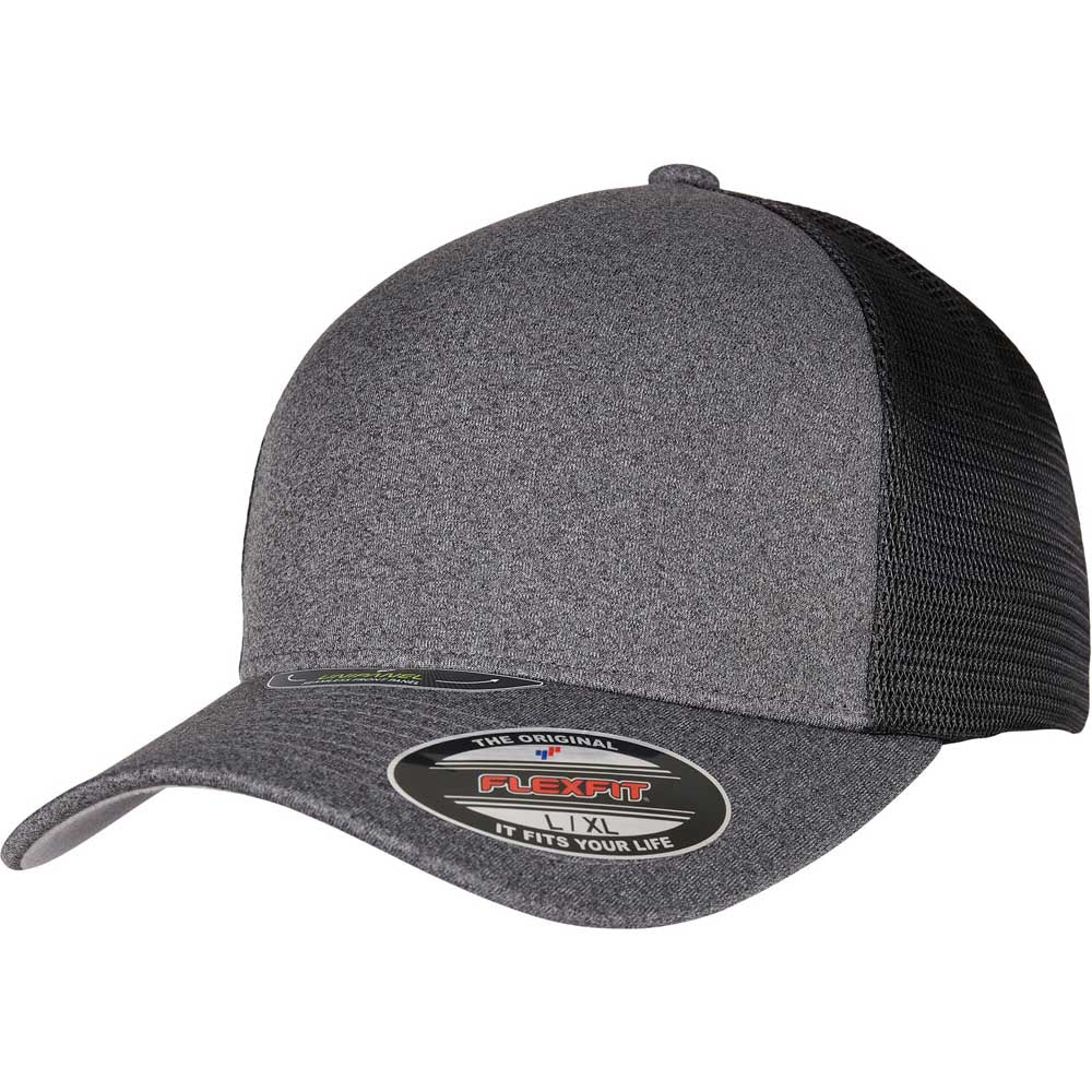 Flexfit - Unipanel Trucker - Dark Grey/Black - capstore.dk