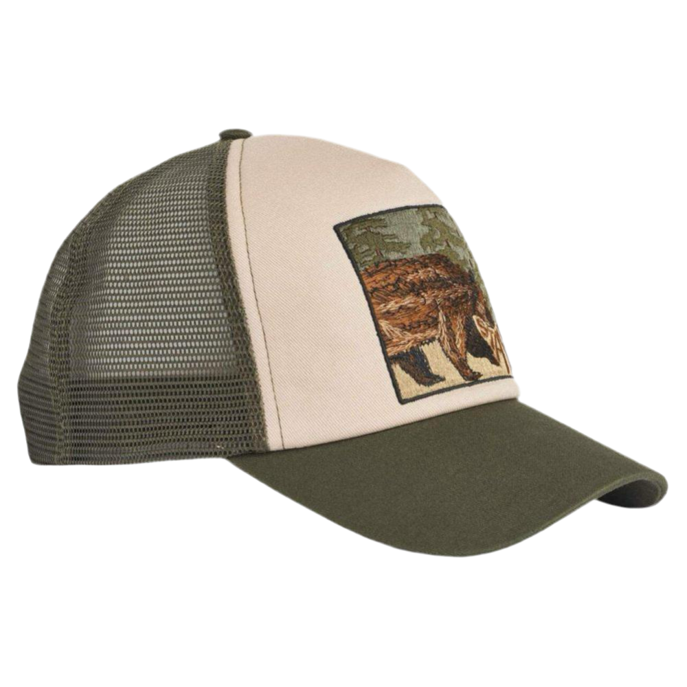 Upfront - Bear High A-Shape Trucker Cap - Green