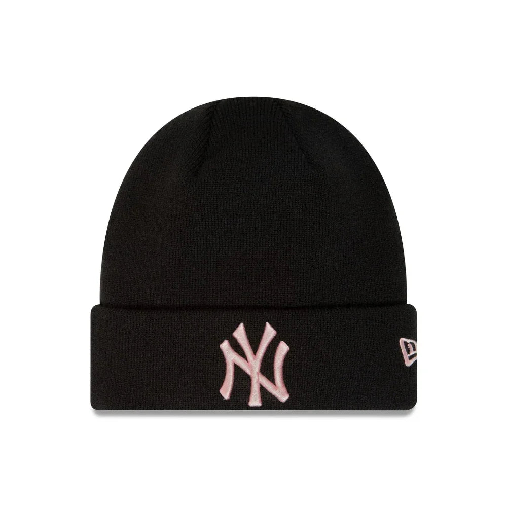 New Era - New York Yankees Cuff Beanie - Black/Pink