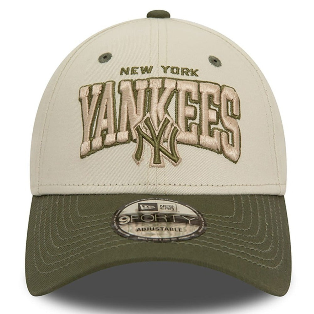 New Era - 9Forty New York Yankees White Crown - Ivory