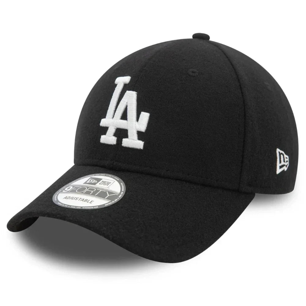 New Era - 9Forty Melton Wool Dodgers Cap - Black