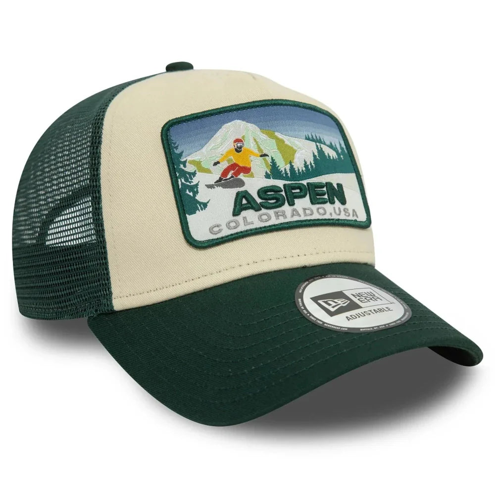 New Era - Aspen Ski Patch Trucker Cap - Green