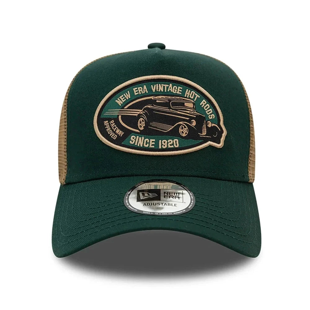 New Era - Hot Rod Trucker Cap - Green/Khaki