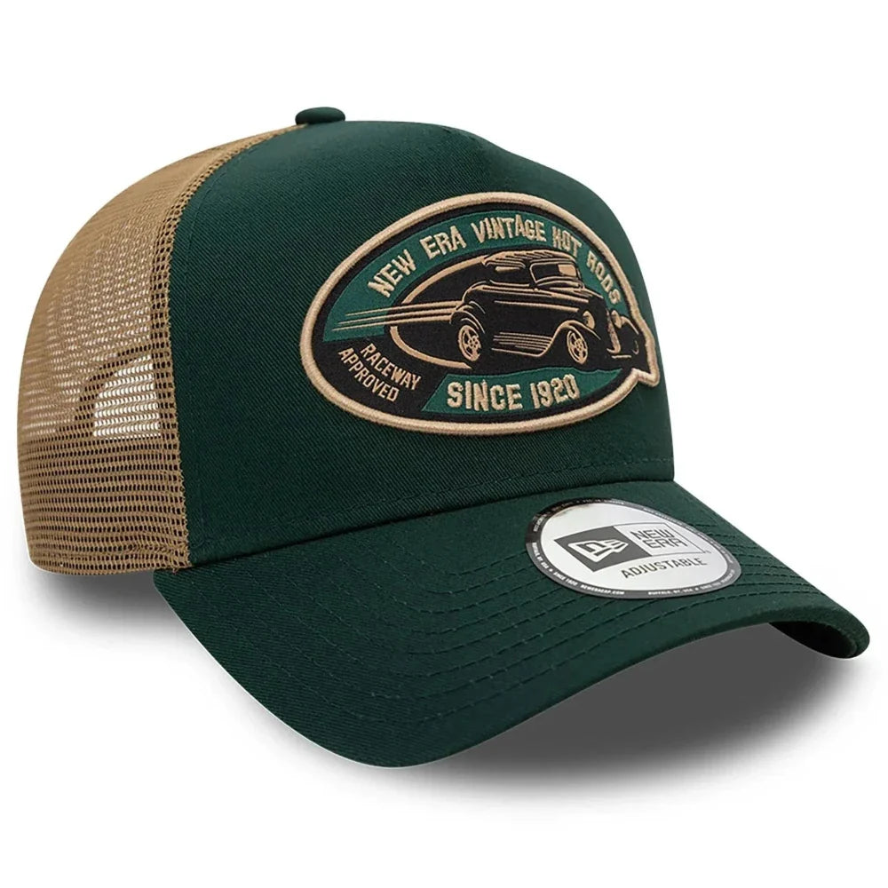 New Era - Hot Rod Trucker Cap - Green/Khaki