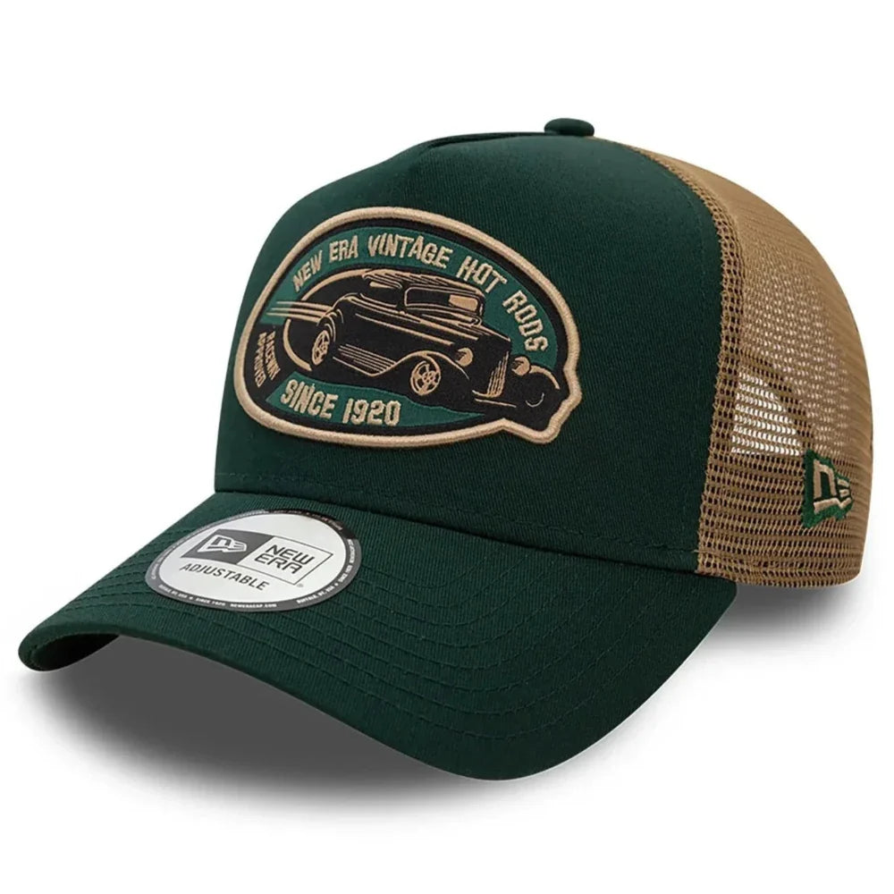 New Era - Hot Rod Trucker Cap - Grön/Khaki