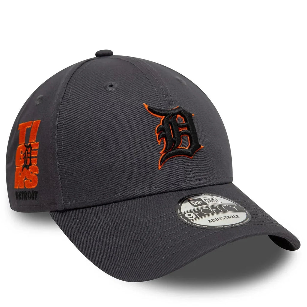 New Era - 9Forty Side Patch Detroit Tigers Cap - Darkgrey