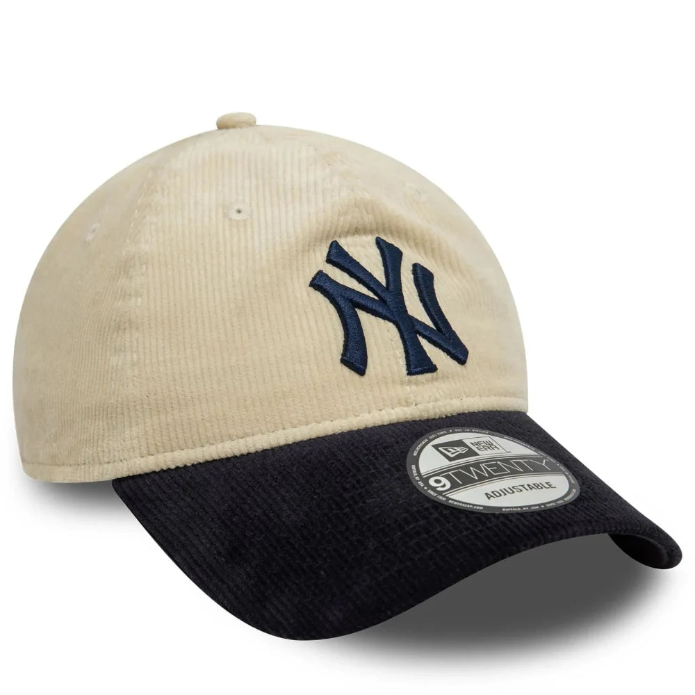New Era - 9twenty Cord Yankees Cap - Navy/White