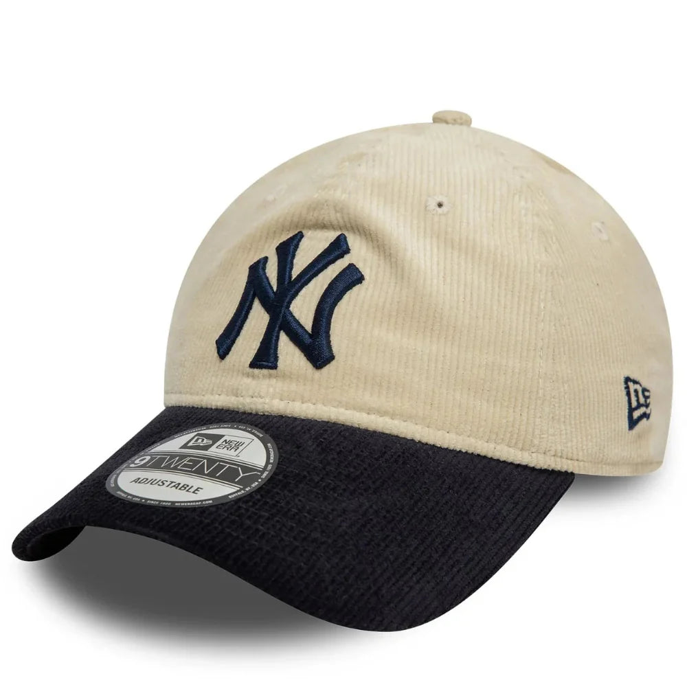 New Era - 9twenty Cord Yankees Cap - Navy/White