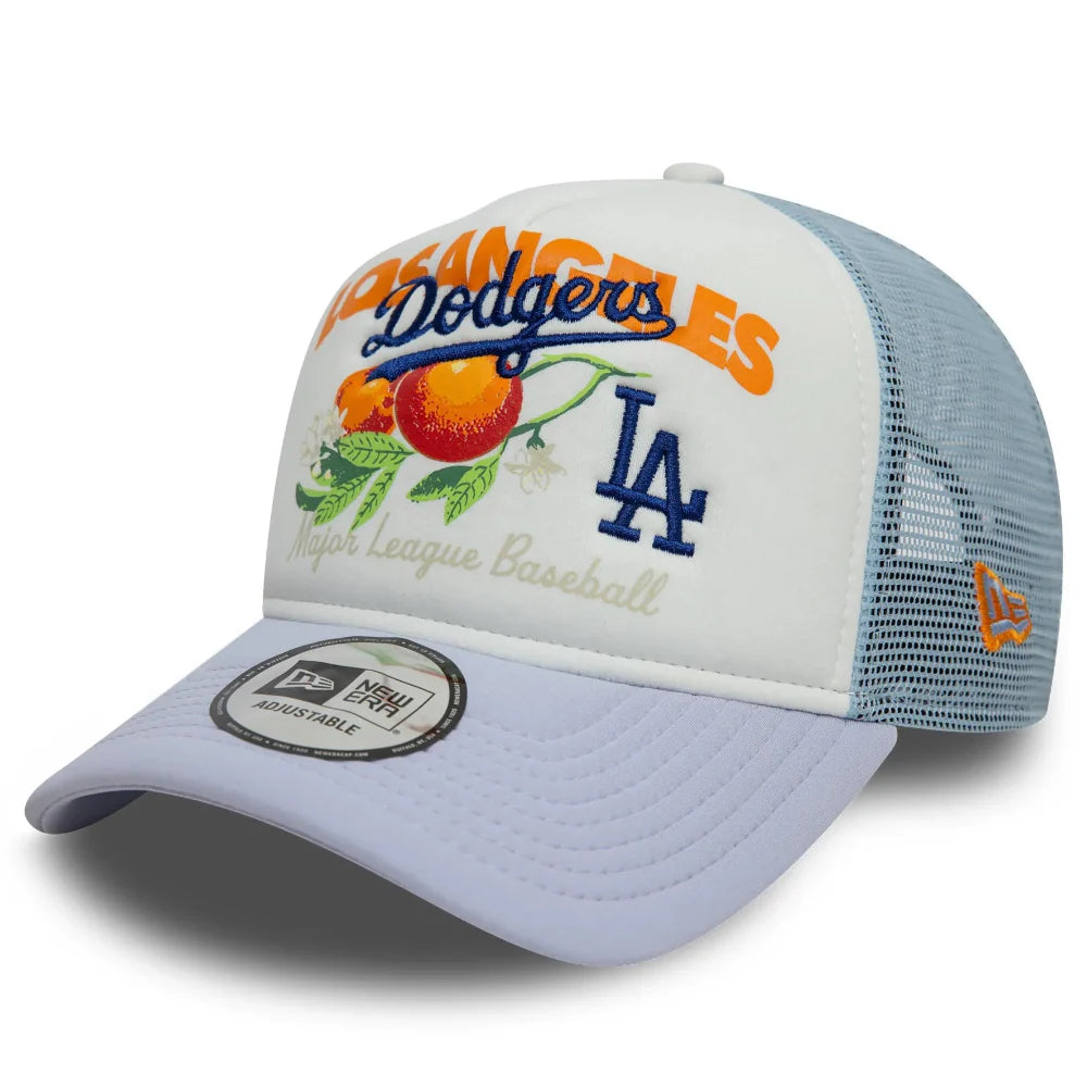 New Era - Fruit Graphic LA Dodgers Trucker Cap - Blue/White