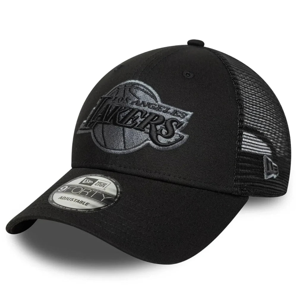 New Era - Los Angeles Lakers Trucker Cap - Black/Black