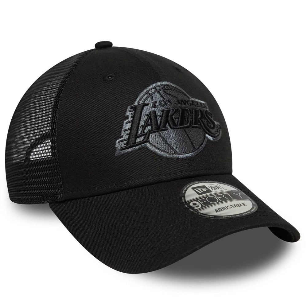 New Era - Los Angeles Lakers Trucker Cap - Black/Black