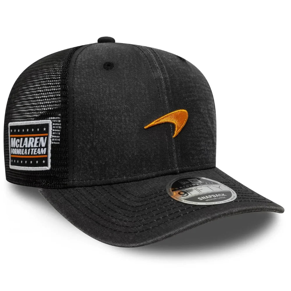New Era - 9Fifty Washed Mclaren Snapback - Black