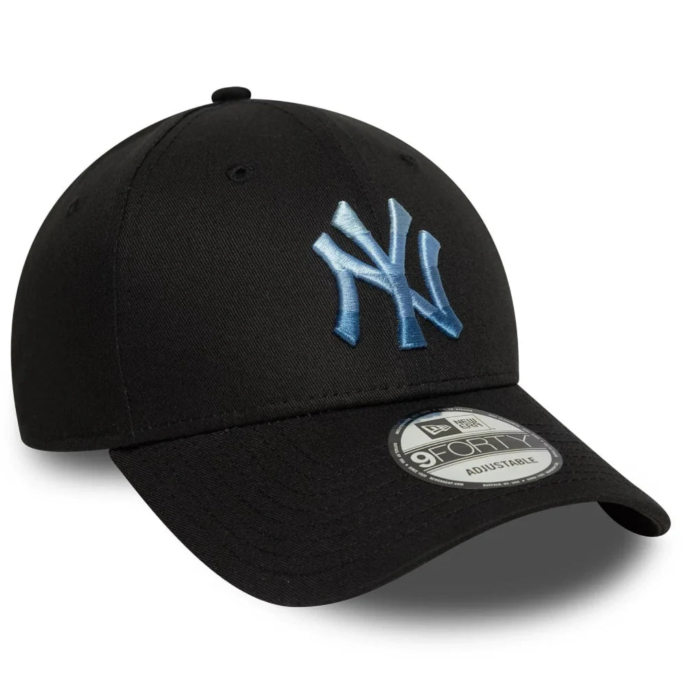 New Era - 9Forty Infill New York Yankees Cap - Black