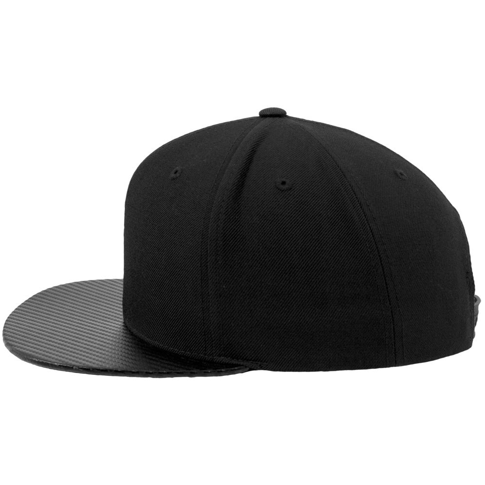 Yupoong - Carbon Snapback - Black - capstore.dk