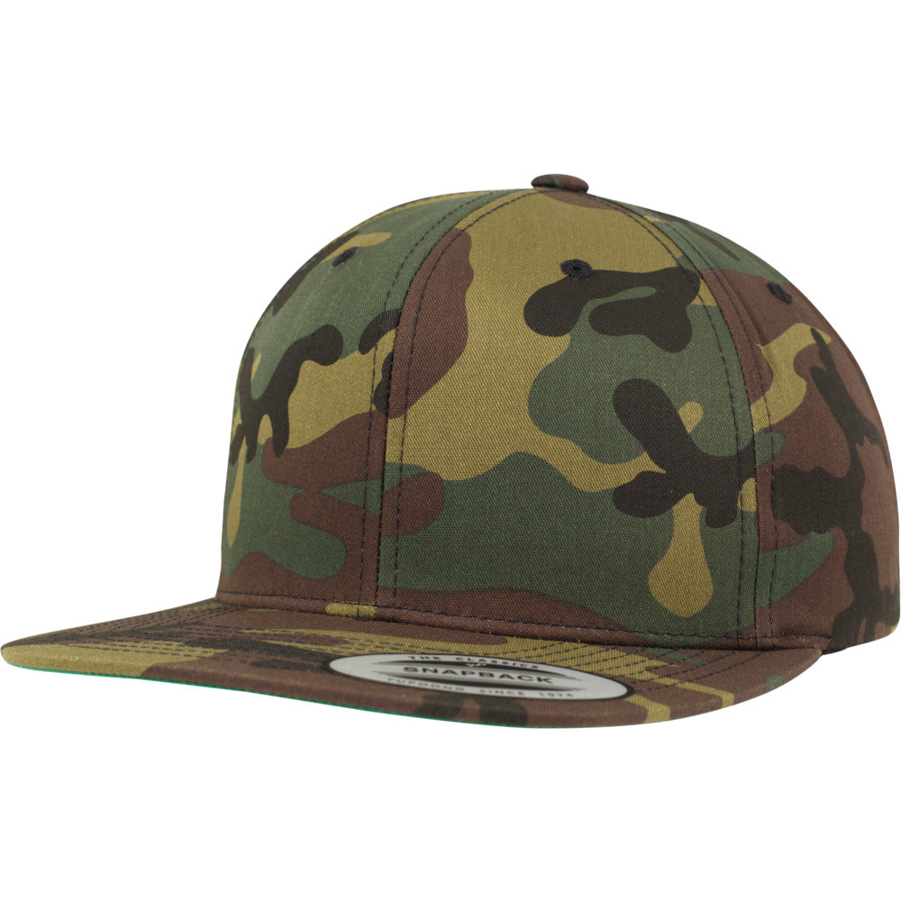 Yupoong - Snapback - Green Camo - capstore.dk