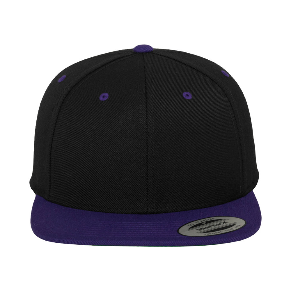 Yupoong - Snapback - Black/Purple - capstore.dk