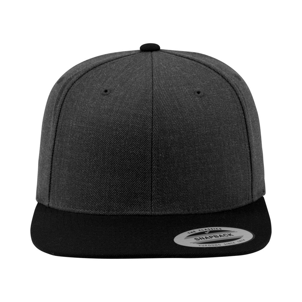 Yupoong - Snapback - Dark Grey/Black - capstore.dk