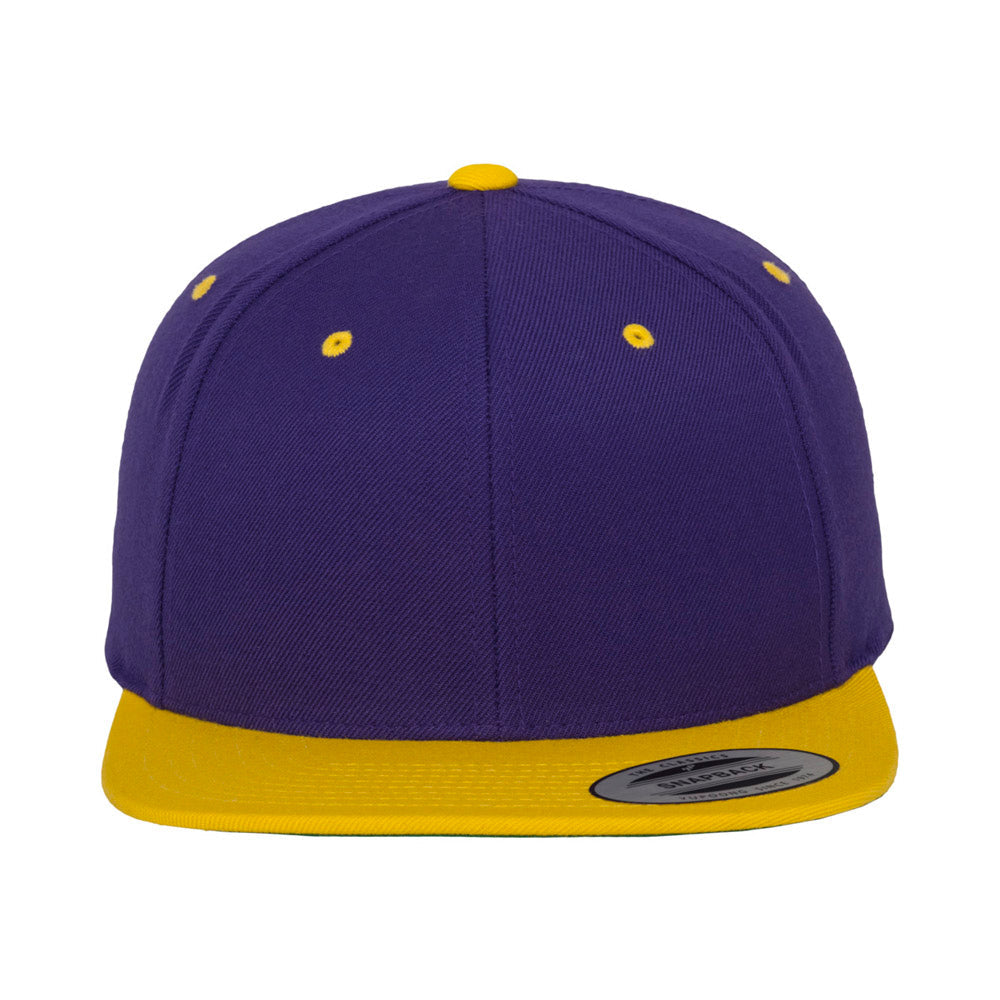 Yupoong - Snapback - Purple/Gold - capstore.dk