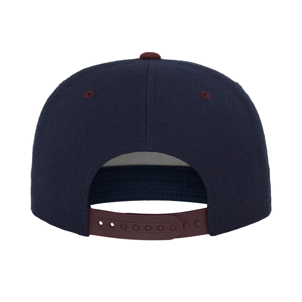 Yupoong - Snapback - Navy/Maroon - capstore.dk