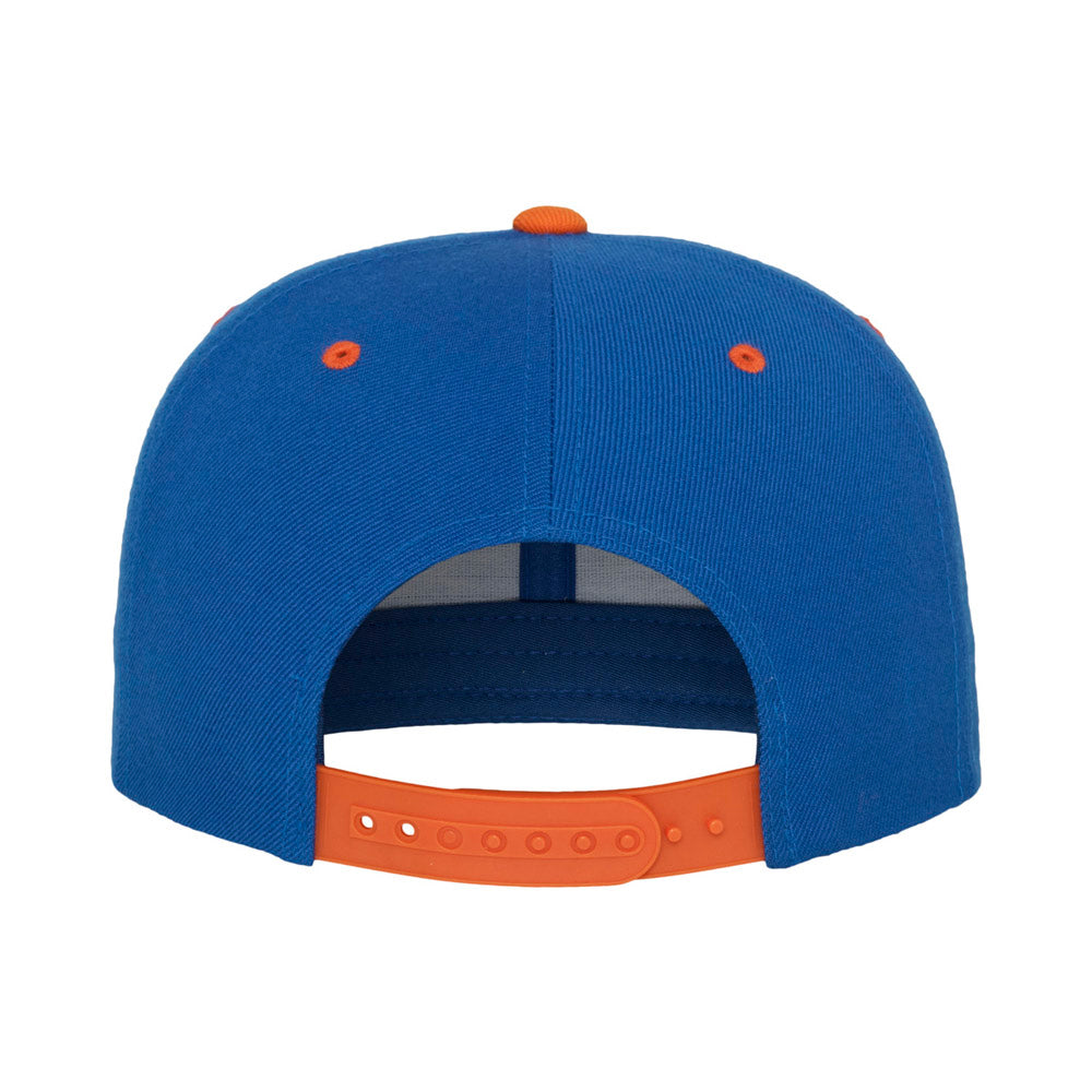 Yupoong - Snapback - Royal/Orange - capstore.dk