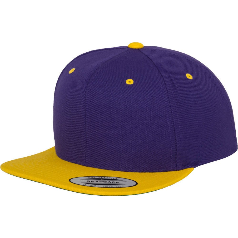 Yupoong - Snapback - Purple/Gold - capstore.dk