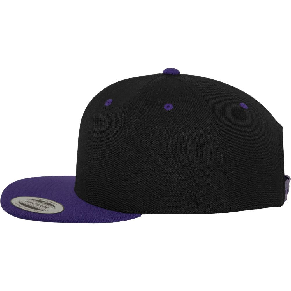 Yupoong - Snapback - Black/Purple - capstore.dk