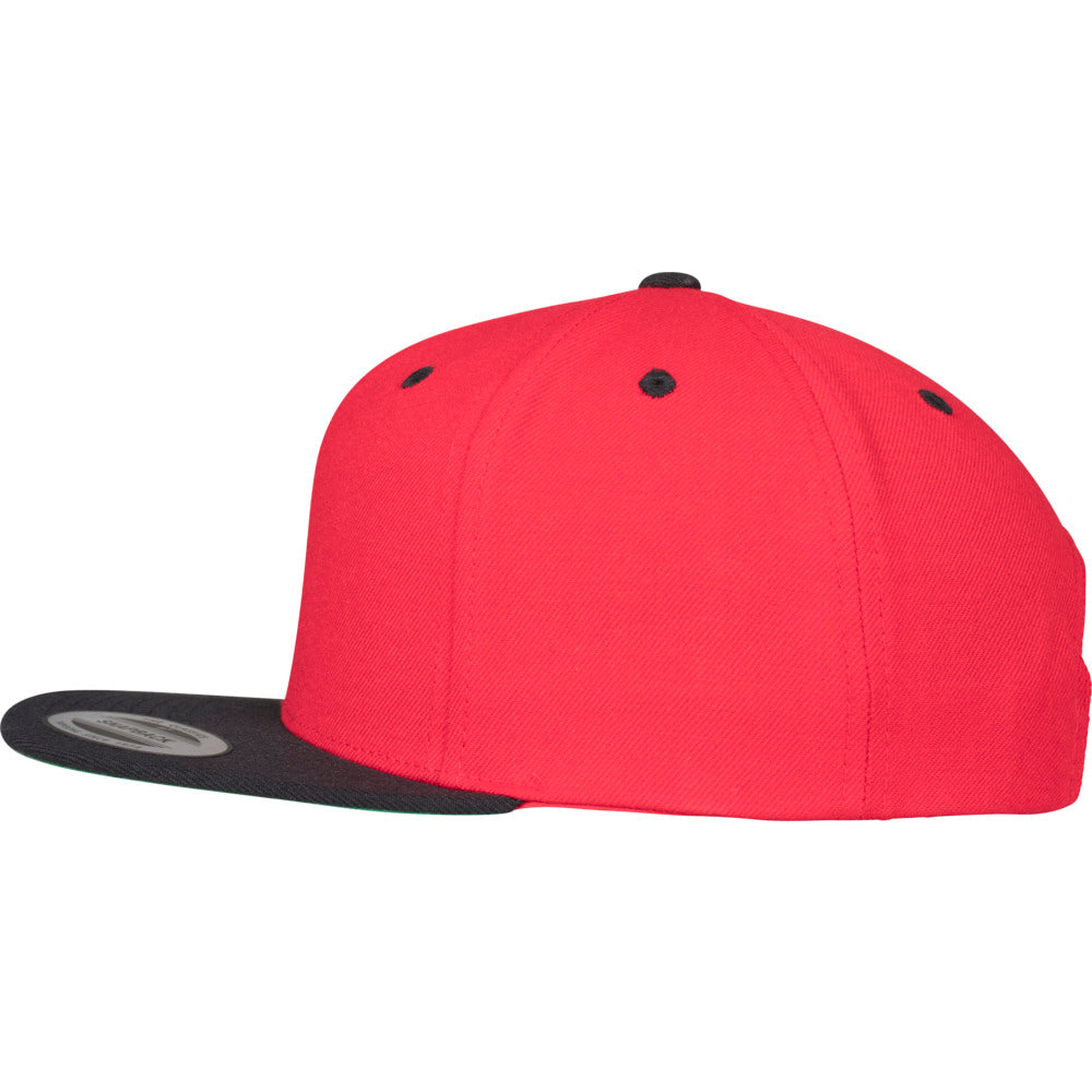 Yupoong - Snapback - Red/Black - capstore.dk