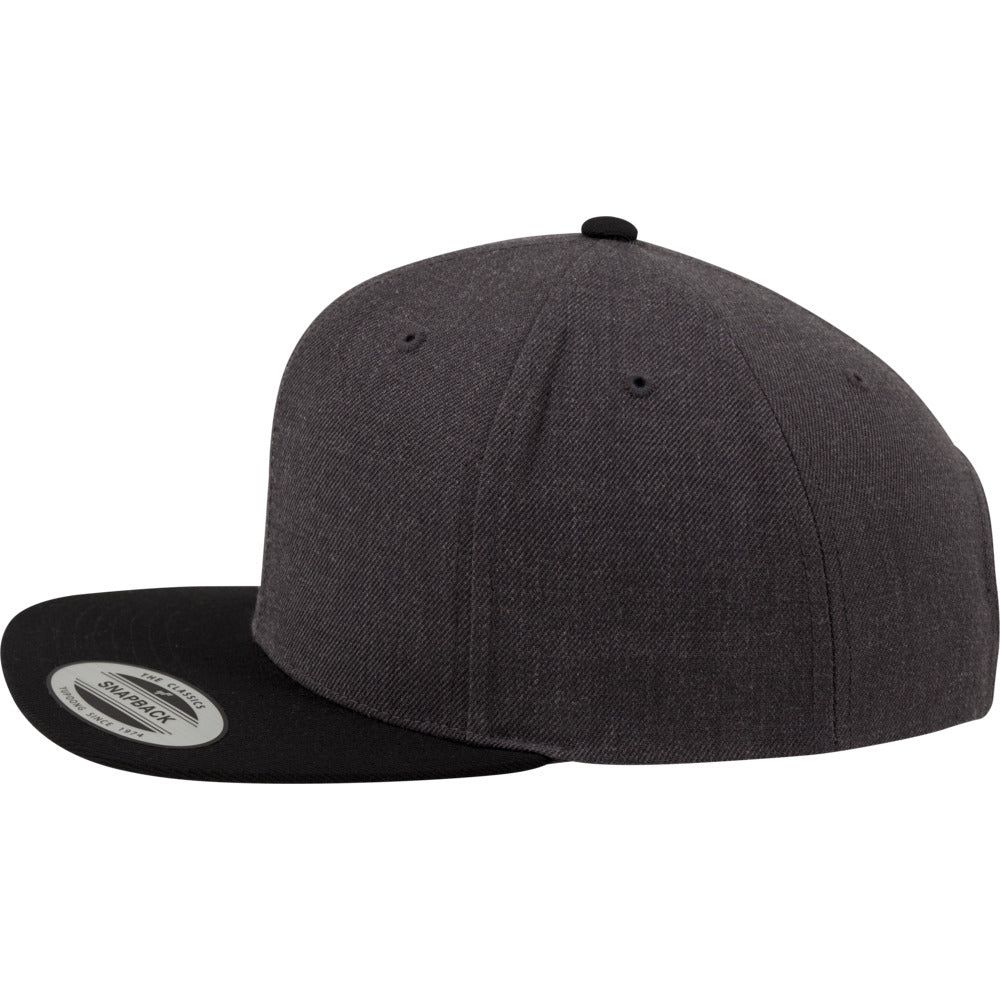 Yupoong - Snapback - Dark Grey/Black - capstore.dk