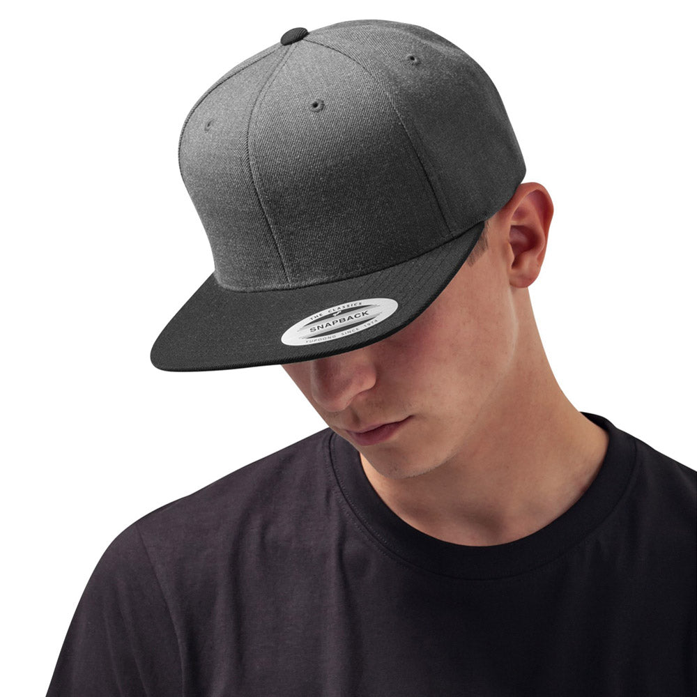 Yupoong - Snapback - Dark Grey/Black - capstore.dk