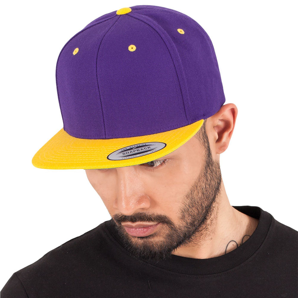 Yupoong - Snapback - Purple/Gold - capstore.dk