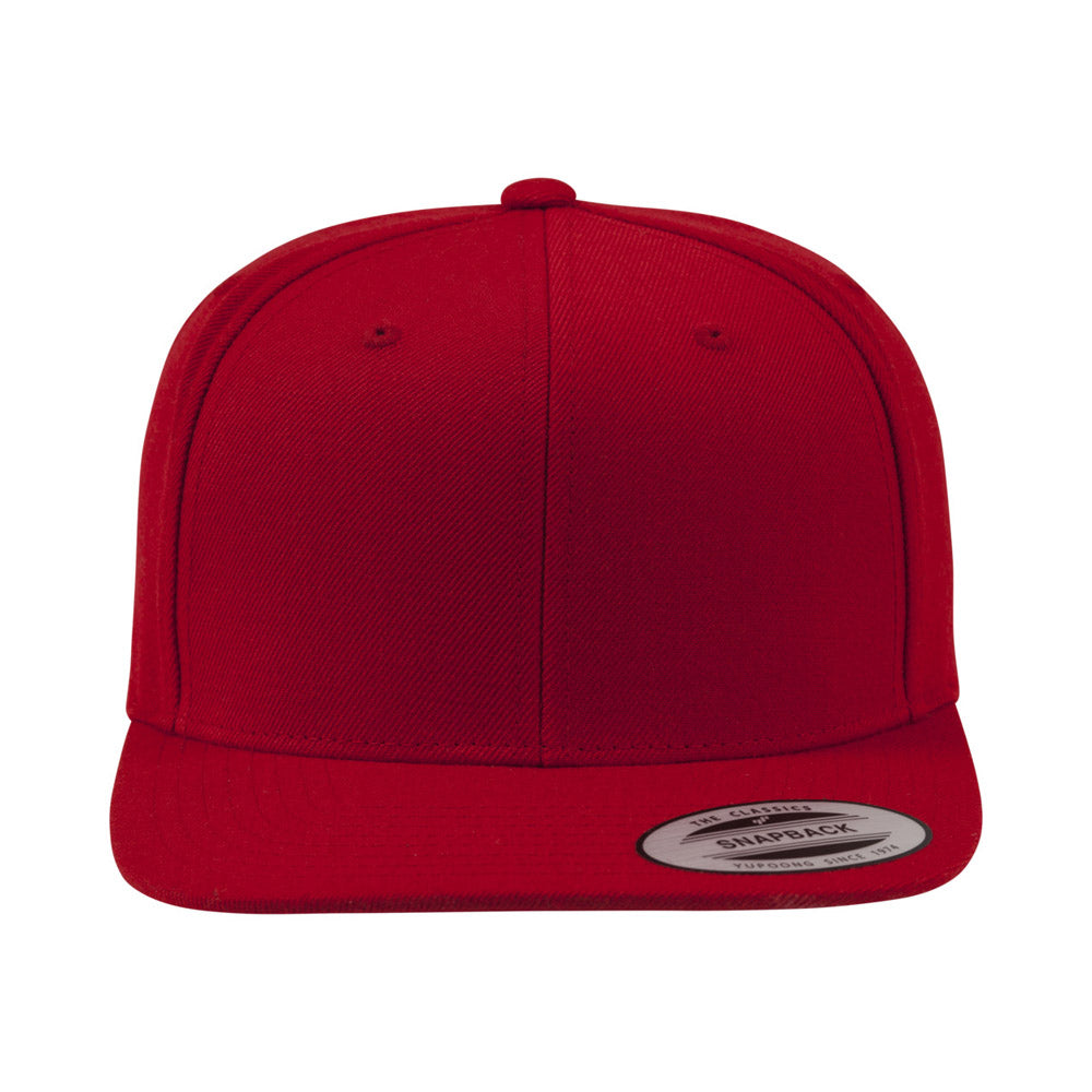 Yupoong - Snapback - Red - capstore.dk