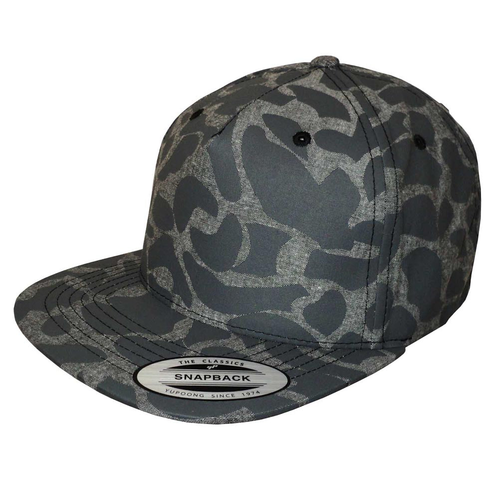 Yupoong - Camo Snapback - Grey - capstore.dk