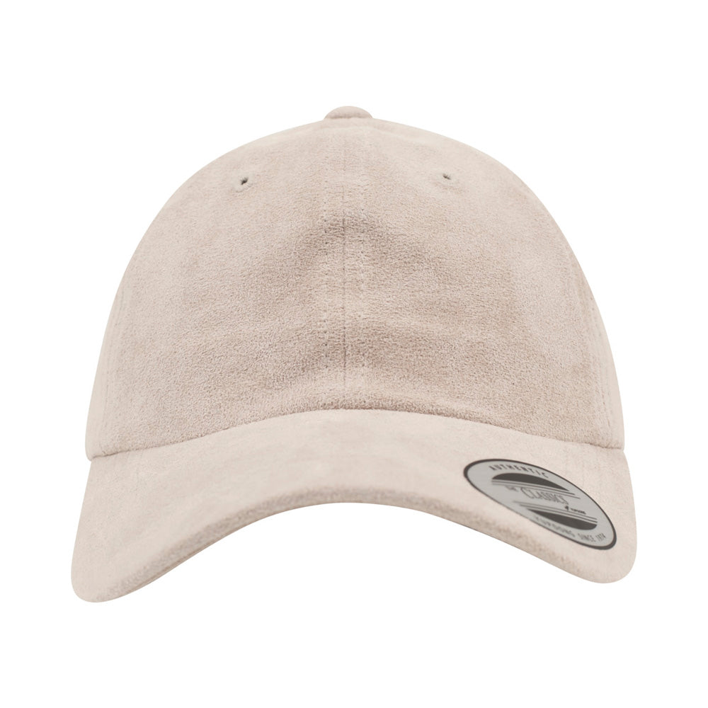 Yupoong - Dad Cap Velour - Sand - capstore.dk