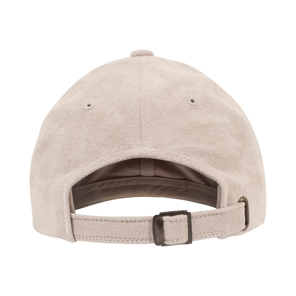 Yupoong - Dad Cap Velour - Sand - capstore.dk