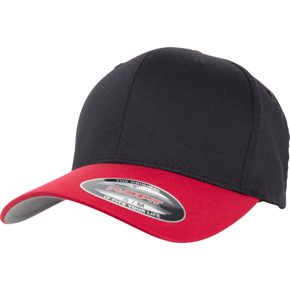 Flexfit - Baseball Cap - Black/Red - capstore.dk