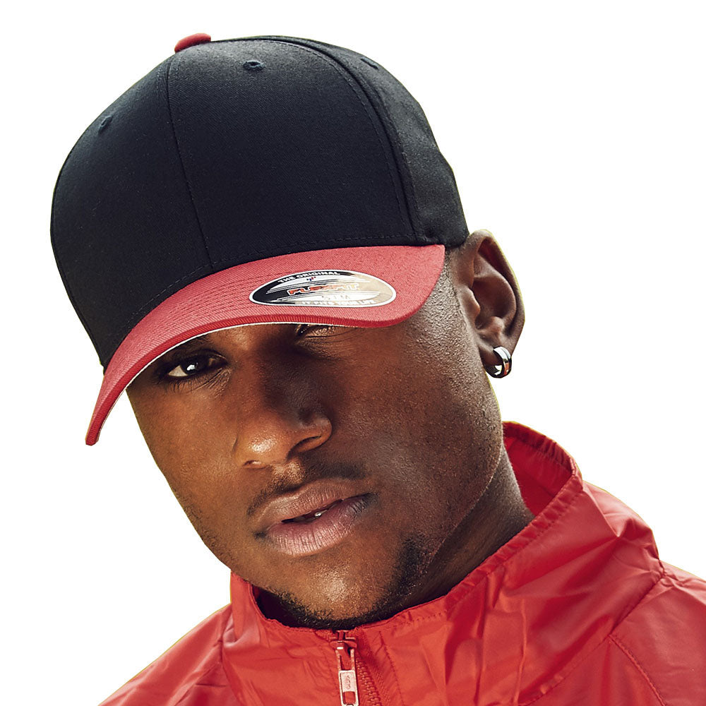 Flexfit - Baseball Cap - Black/Red - capstore.dk