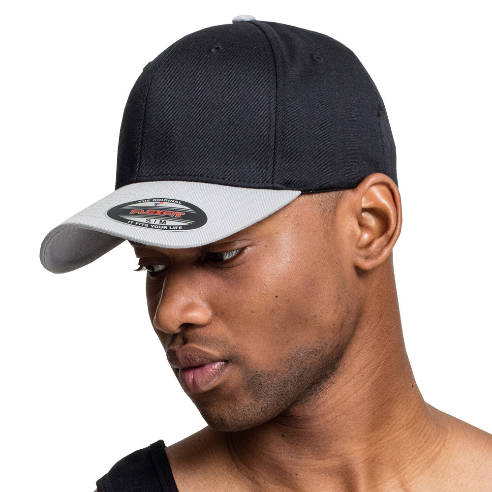 Flexfit - Baseball Cap - Black/Silver - capstore.dk