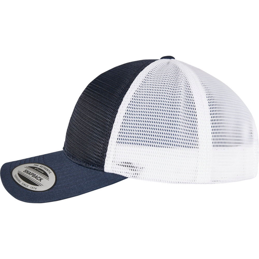 Yupoong - 360 Mesh Baseball Cap - Navy/White - capstore.dk